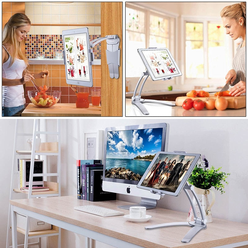 Kitchen Tablet Stand Wall Desk Tablet