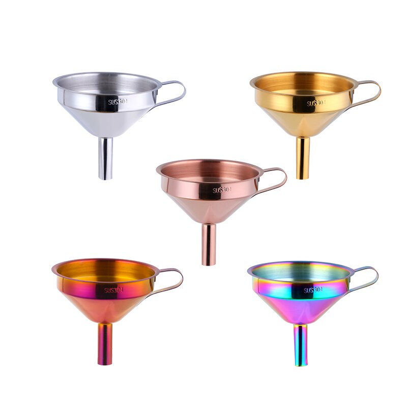 Kitchen Oil Liquid Funnel with Detachable Filter