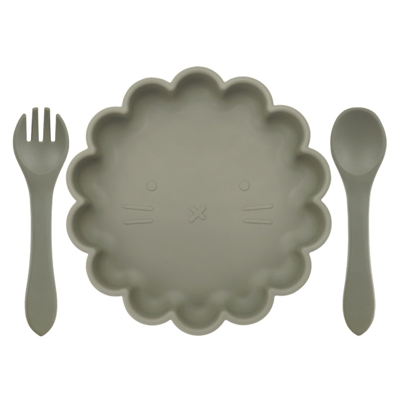 Baby Tableware set (plate, spoon & fork)