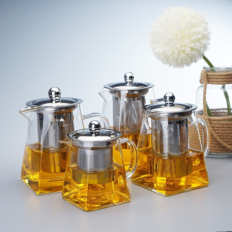 Glass Teapot With Infuser