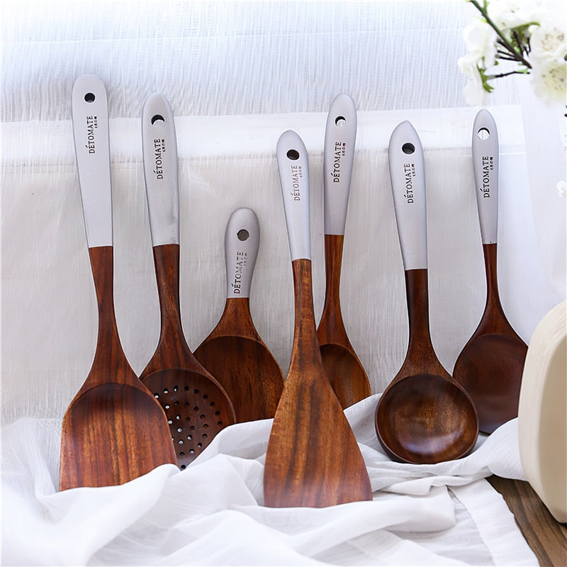 Wood Cooking Eco-friendly Teak Spatula