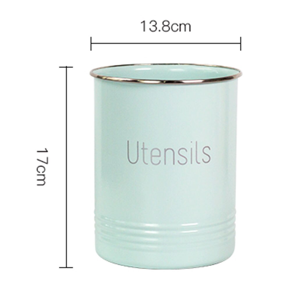 Round Utensil Container