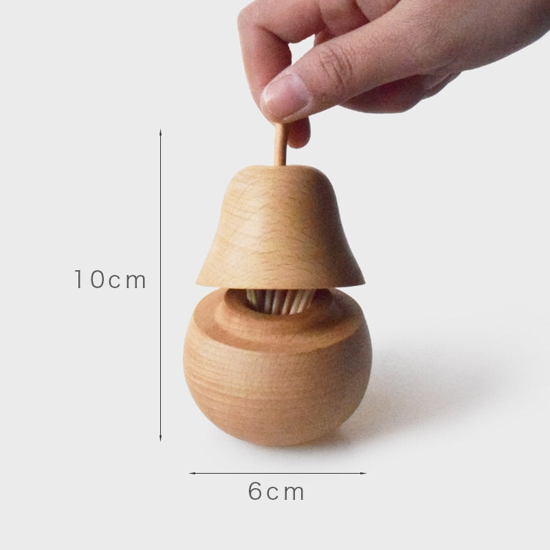 Wood Toothpicks Container