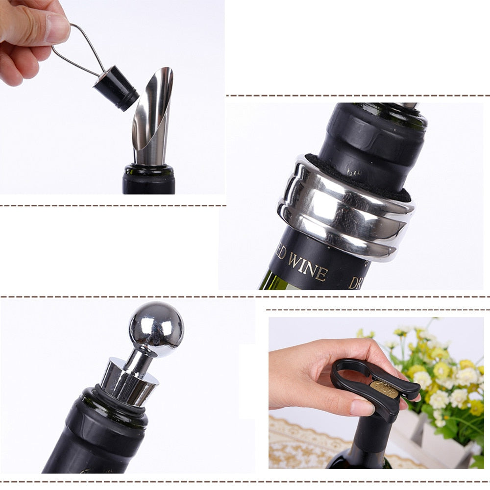 Wine Bottle Opener Set Paper Gift Box - 5pcs