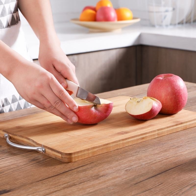 Wooden Bamboo Rectangle Hangable Cutting Board