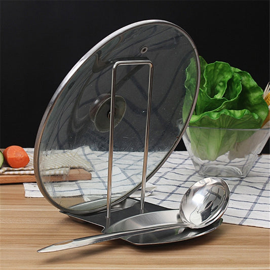 Stainless Steel Pan Pot Cover Rack
