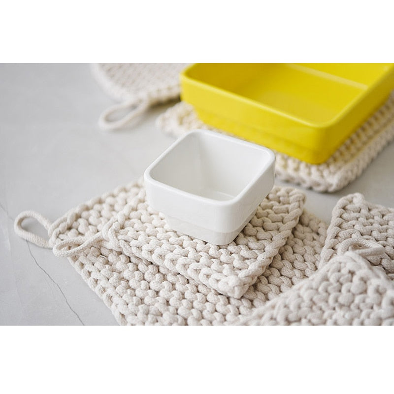 Woven Cotton Pot Holder