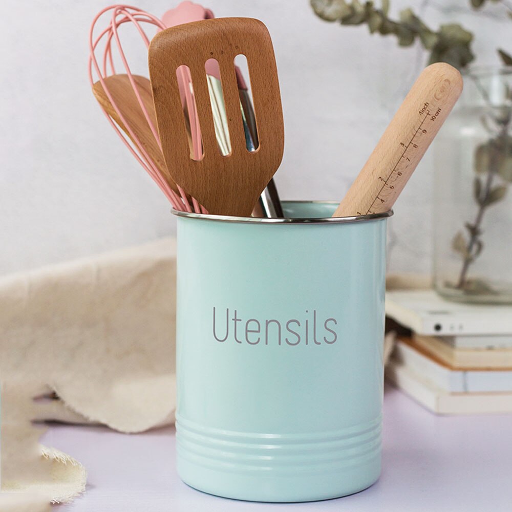 Round Utensil Container