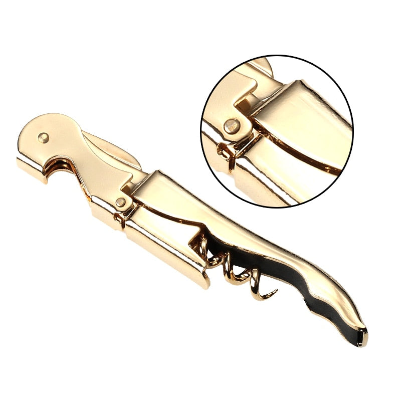 Gold Plated Corkscrew Bottle Opener