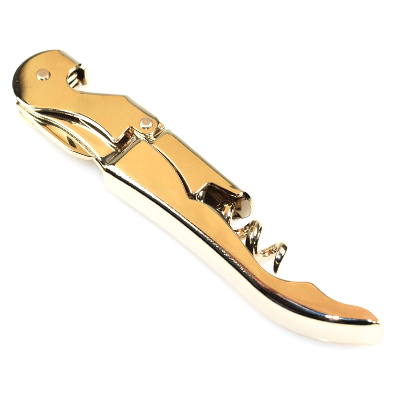 Gold Plated Corkscrew Bottle Opener