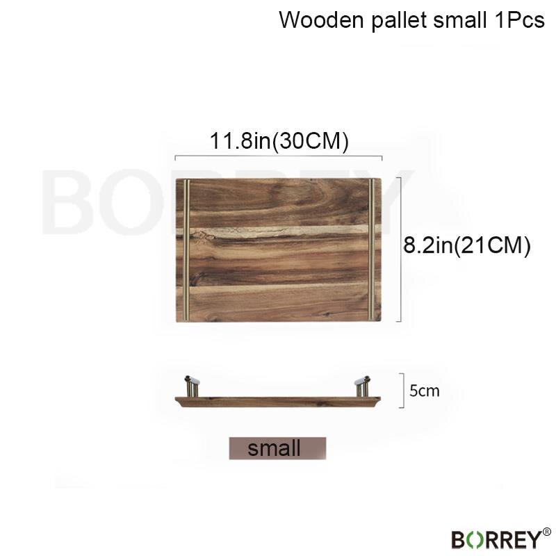 BORREY Wood Steak Plate Acacia Wood