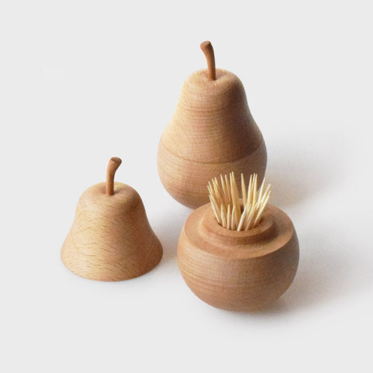 Wood Toothpicks Container