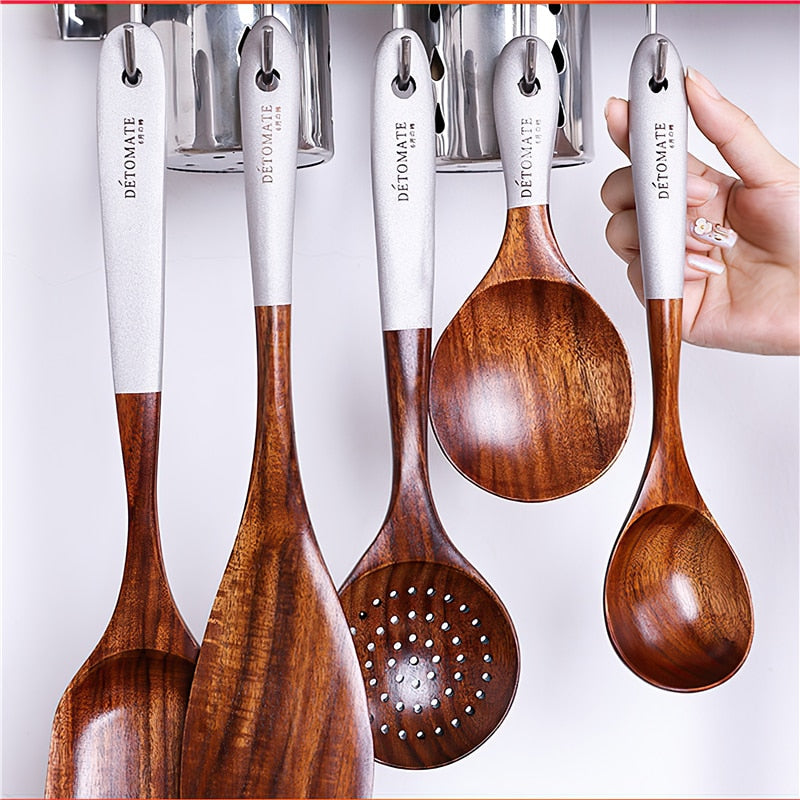 Wood Cooking Eco-friendly Teak Spatula